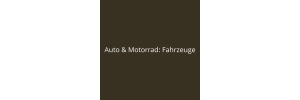 Auto & Motorrad: Fahrzeuge