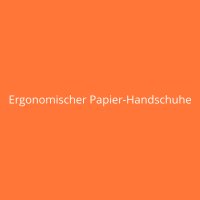 Ergonomischer Papier-Handschuhe